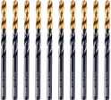 Сверло по металлу HSS Tin Golden Tip 4мм Denzel